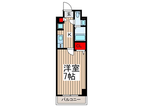 アルファコート西川口２６の物件間取画像